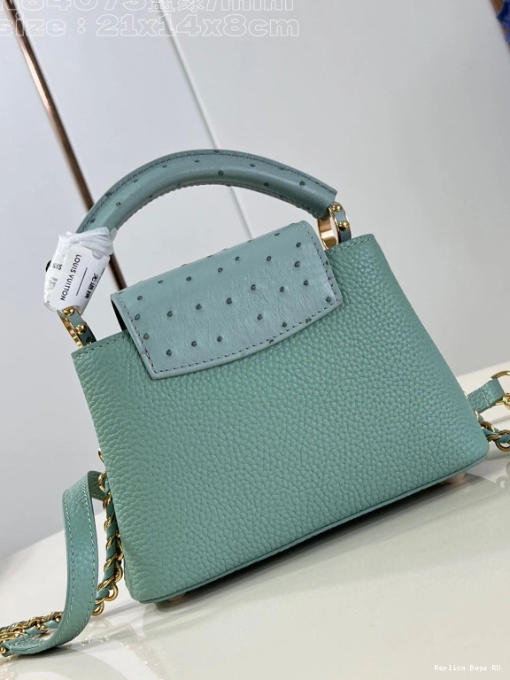 Affordable VUITTON LOUIS MINI-22*12*8CM CAPUCINES 0728